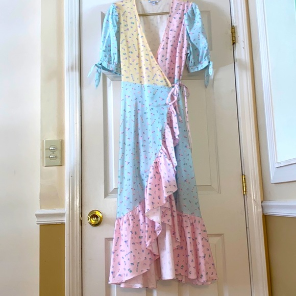 Olivia Rubin Patchwork Dress - Picture 2 of 15